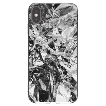 Picasee silikonový průhledný obal pro Apple iPhone XS Max - Chrome