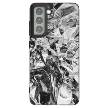 Picasee silikonový černý obal pro Samsung Galaxy S21 FE 5G - Chrome