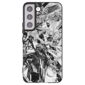 Picasee silikonový černý obal pro Samsung Galaxy S22 5G - Chrome