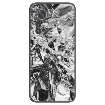 Picasee silikonový černý obal pro Xiaomi 12 Pro - Chrome
