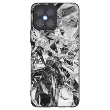 Picasee silikonový černý obal pro Honor X8 4G - Chrome