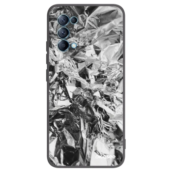 Picasee silikonový černý obal pro OPPO Reno 5 5G - Chrome