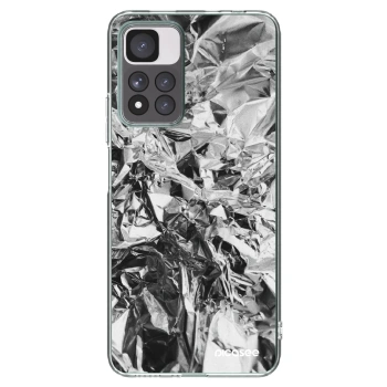 Picasee silikonový průhledný obal pro Xiaomi Redmi Note 11 Pro+ 5G - Chrome