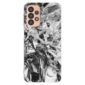 Picasee silikonový průhledný obal pro Samsung Galaxy A23 A236B 5G - Chrome