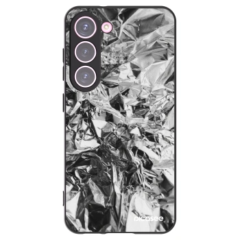 Picasee silikonový černý obal pro Samsung Galaxy S23 5G - Chrome