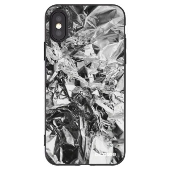 Picasee silikonový černý obal pro Apple iPhone X/XS - Chrome