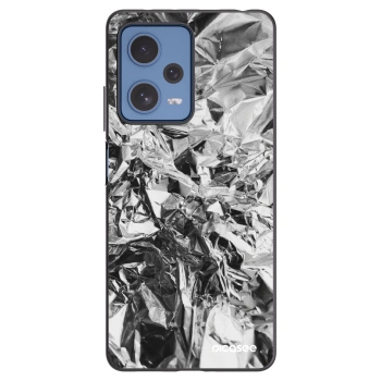 Picasee silikonový černý obal pro Xiaomi Redmi Note 12 Pro 5G - Chrome