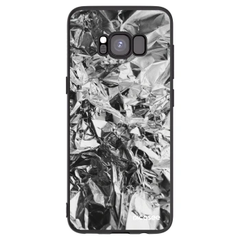 Picasee silikonový černý obal pro Samsung Galaxy S8 G950F - Chrome