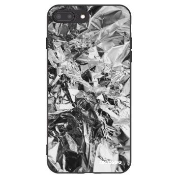Picasee silikonový černý obal pro Apple iPhone 8 Plus - Chrome