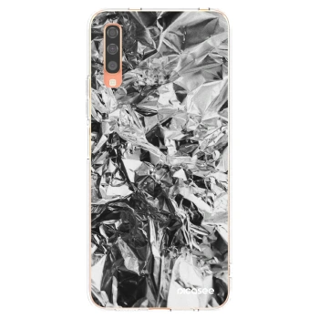 Picasee silikonový průhledný obal pro Samsung Galaxy A70 A705F - Chrome