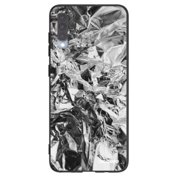 Picasee silikonový černý obal pro Samsung Galaxy A70 A705F - Chrome