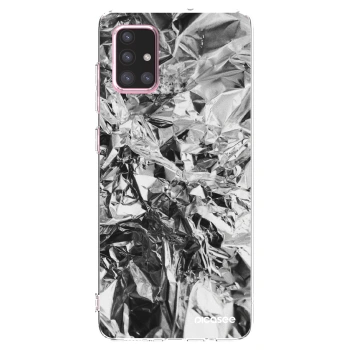 Picasee silikonový průhledný obal pro Samsung Galaxy A71 A715F - Chrome