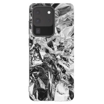 Picasee silikonový průhledný obal pro Samsung Galaxy S20 Ultra 5G G988F - Chrome