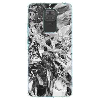 Picasee silikonový černý obal pro Xiaomi Redmi Note 9 - Chrome