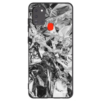 Picasee silikonový černý obal pro Samsung Galaxy A21s - Chrome