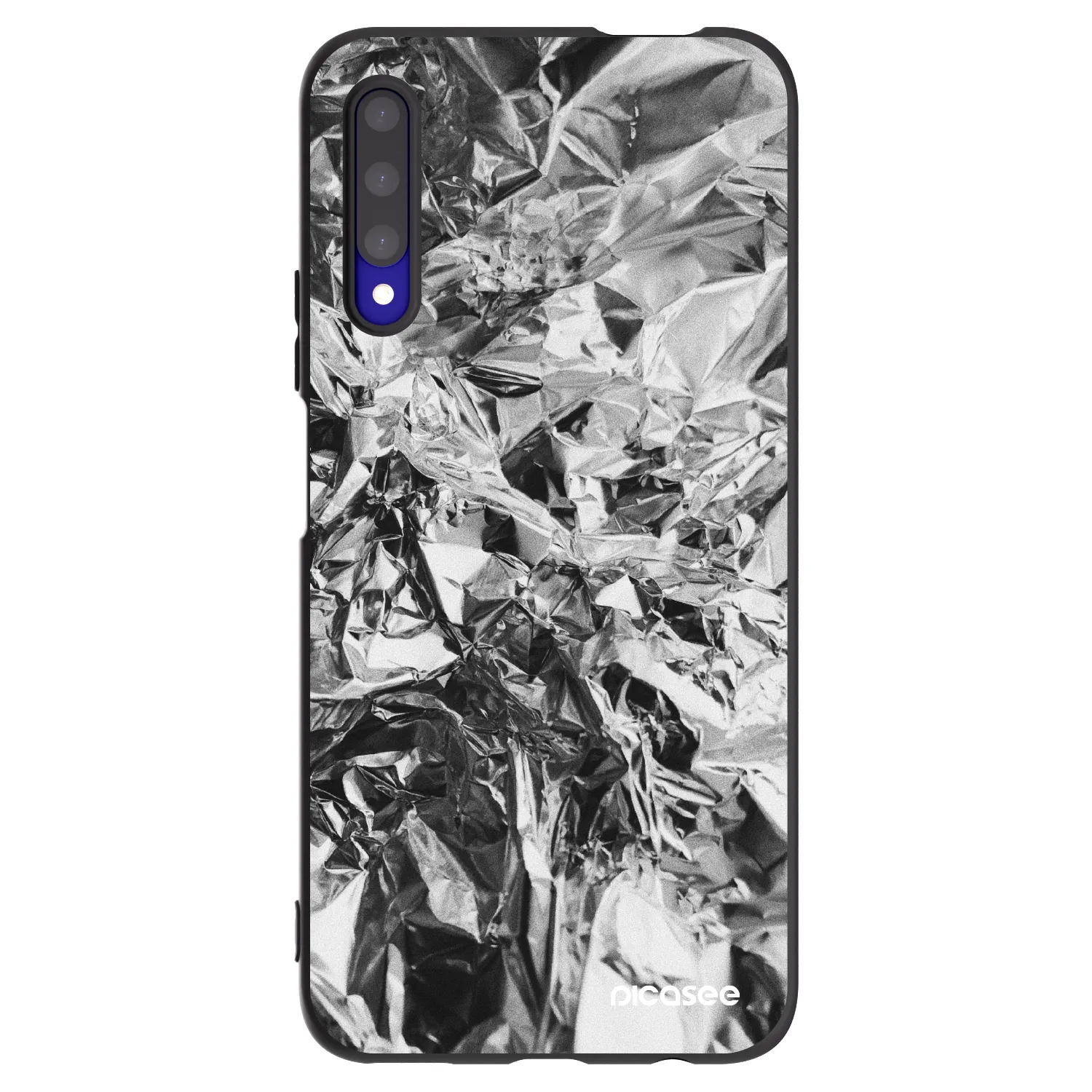 Picasee silikonový černý obal pro Honor 9X Pro - Chrome