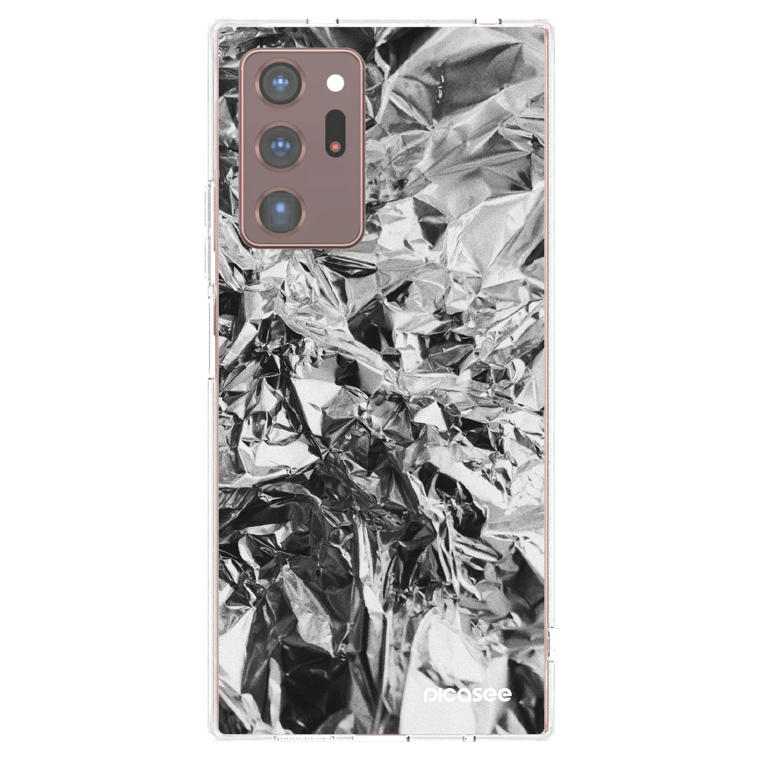 Picasee silikonový průhledný obal pro Samsung Galaxy Note 20 Ultra - Chrome