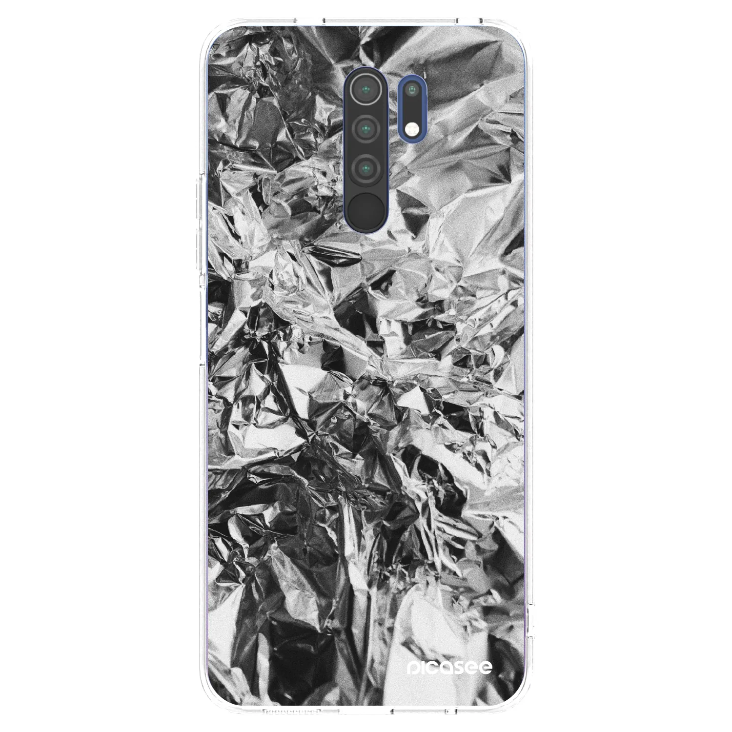 Picasee silikonový průhledný obal pro Xiaomi Redmi 9 - Chrome