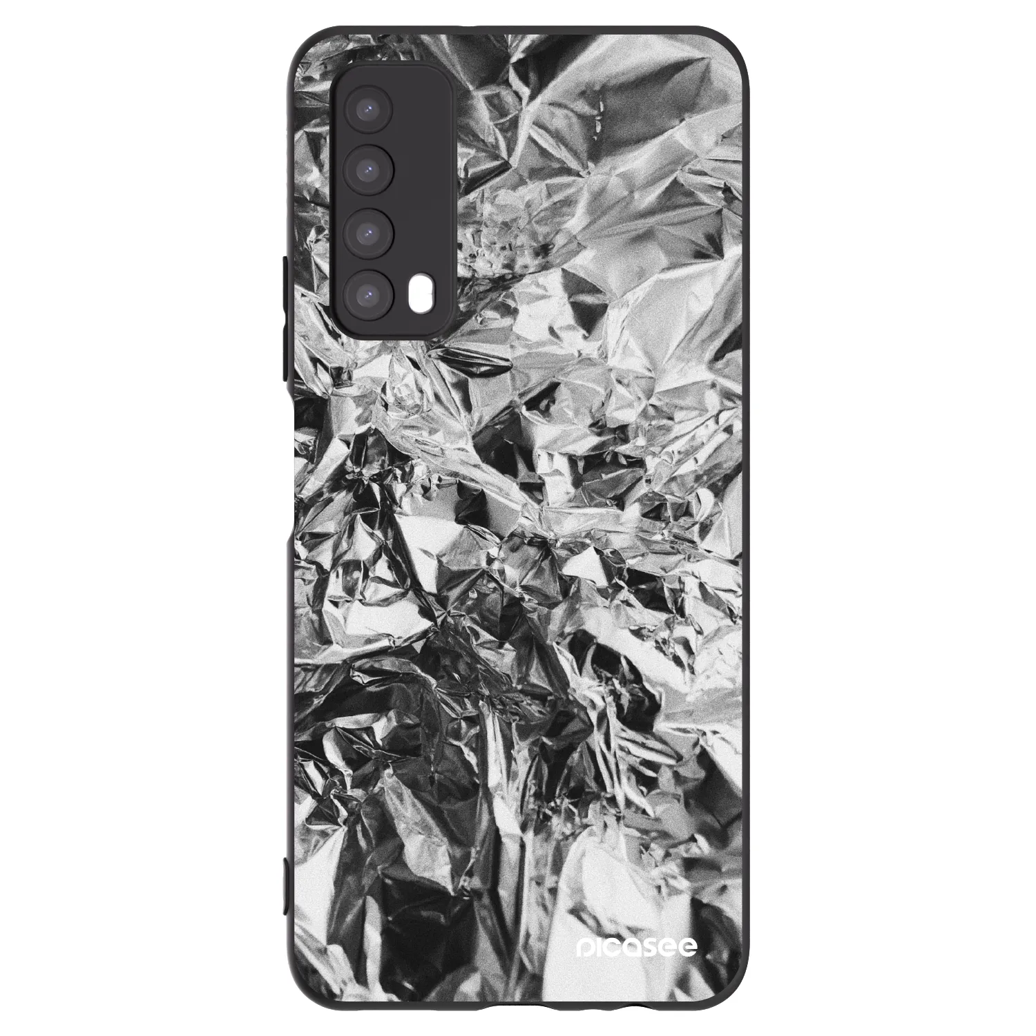 Picasee silikonový černý obal pro Huawei P Smart 2021 - Chrome