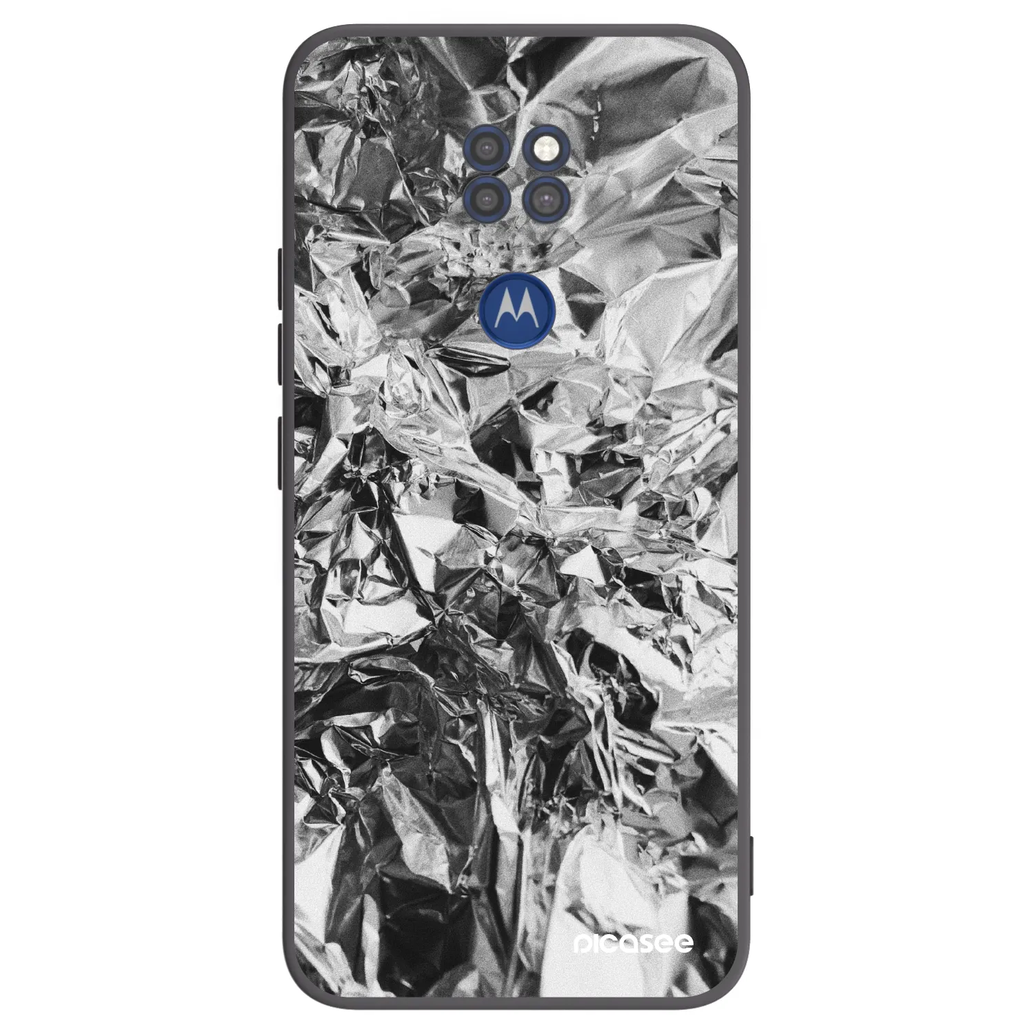 Picasee silikonový černý obal pro Motorola Moto G9 Play - Chrome