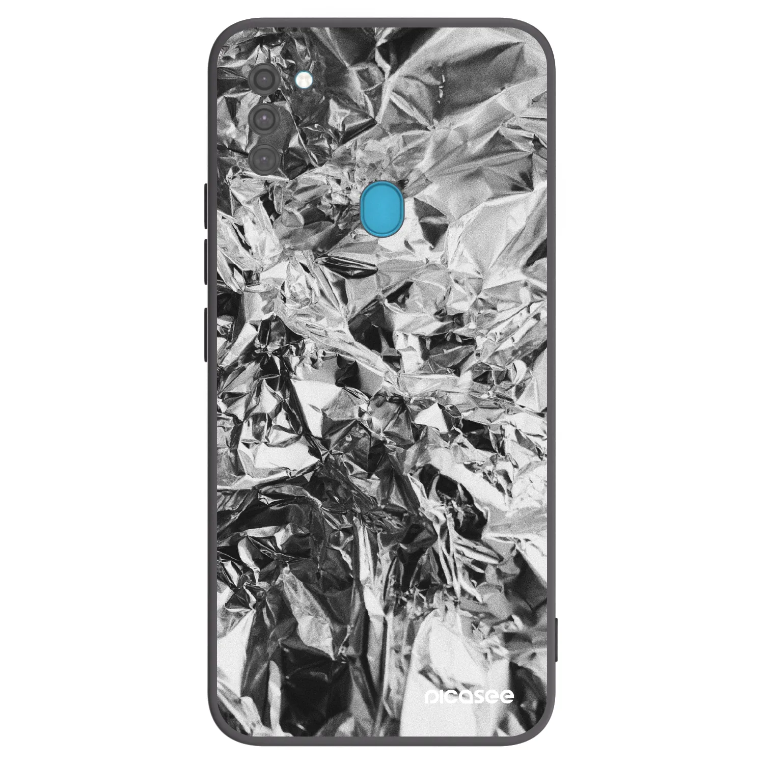 Picasee silikonový černý obal pro Samsung Galaxy M11 - Chrome
