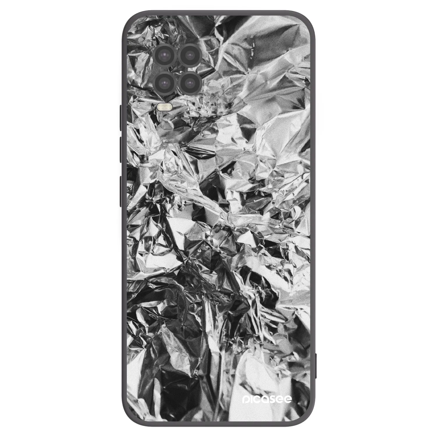 Picasee silikonový černý obal pro Xiaomi Mi 10 Lite - Chrome