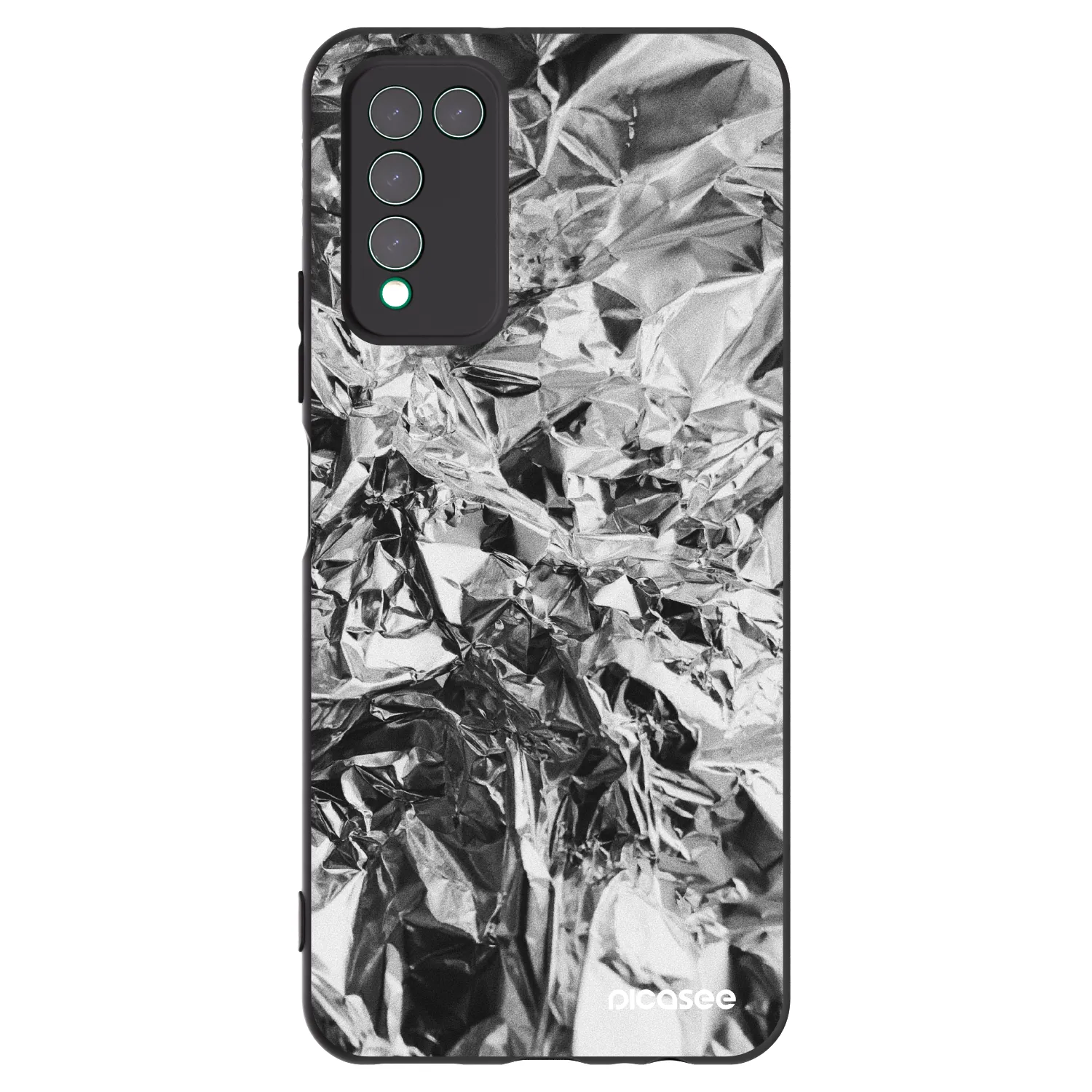 Picasee silikonový černý obal pro Honor 10X Lite - Chrome