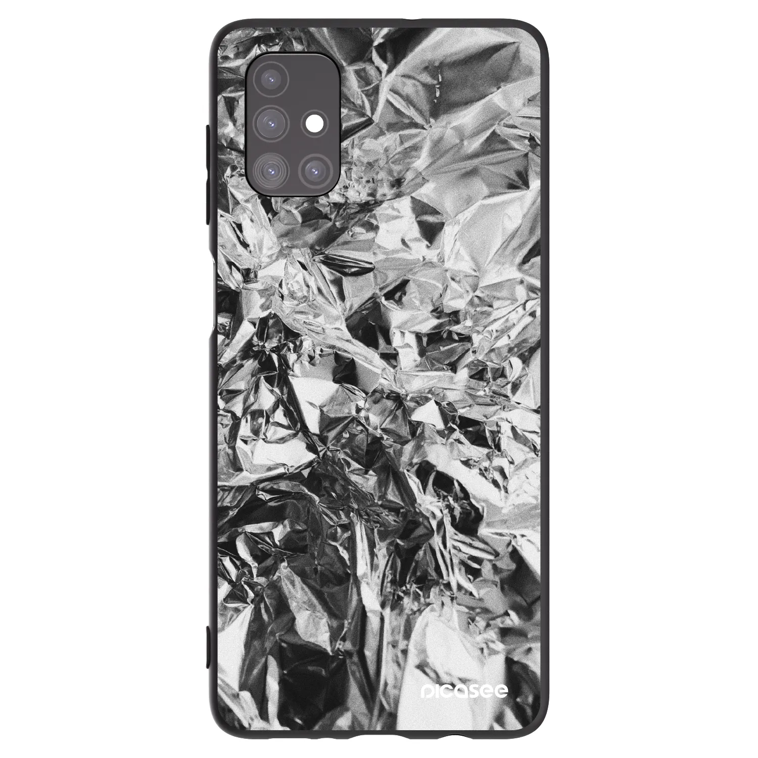 Picasee silikonový černý obal pro Samsung Galaxy M51 M515F - Chrome