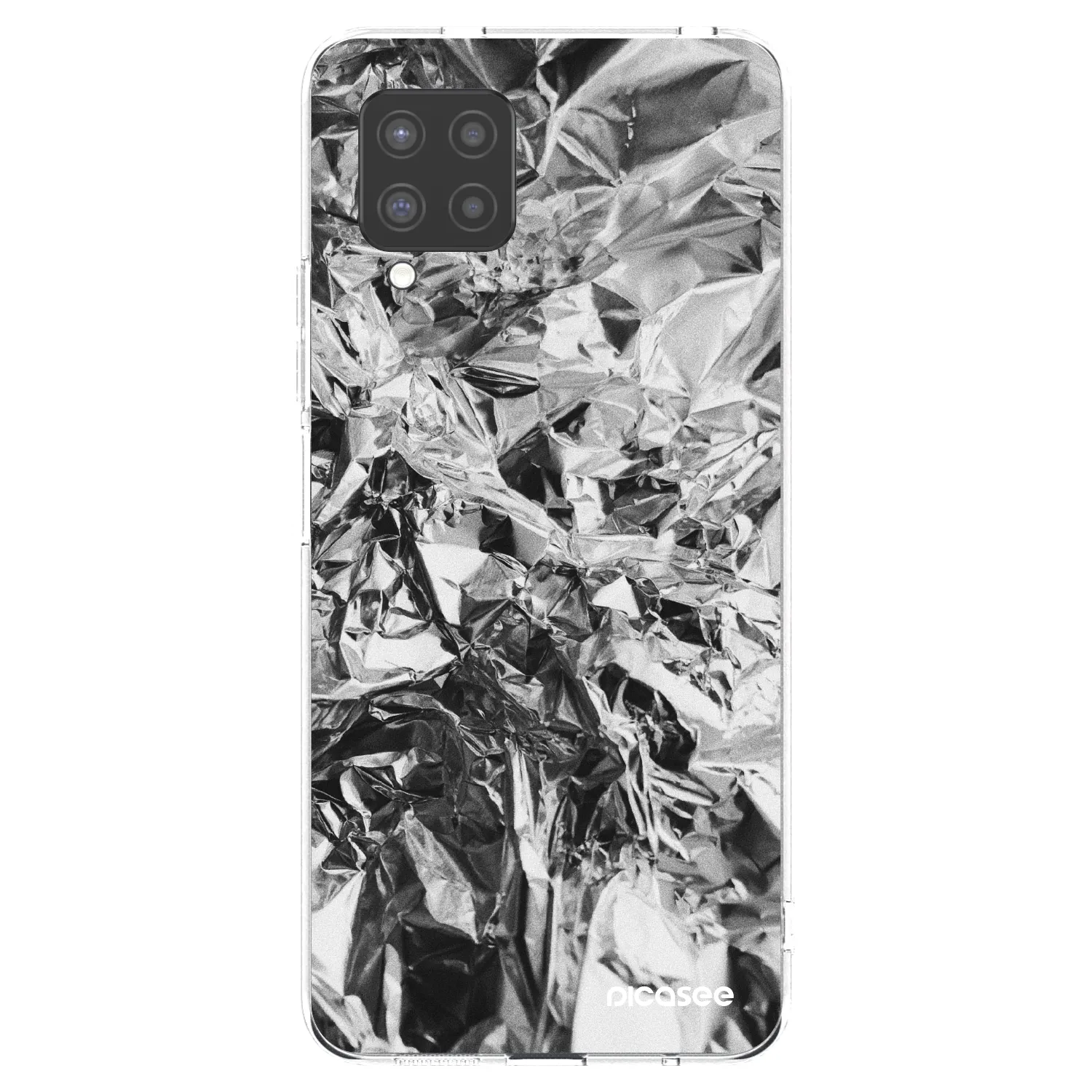 Picasee silikonový průhledný obal pro Samsung Galaxy A42 A426B - Chrome