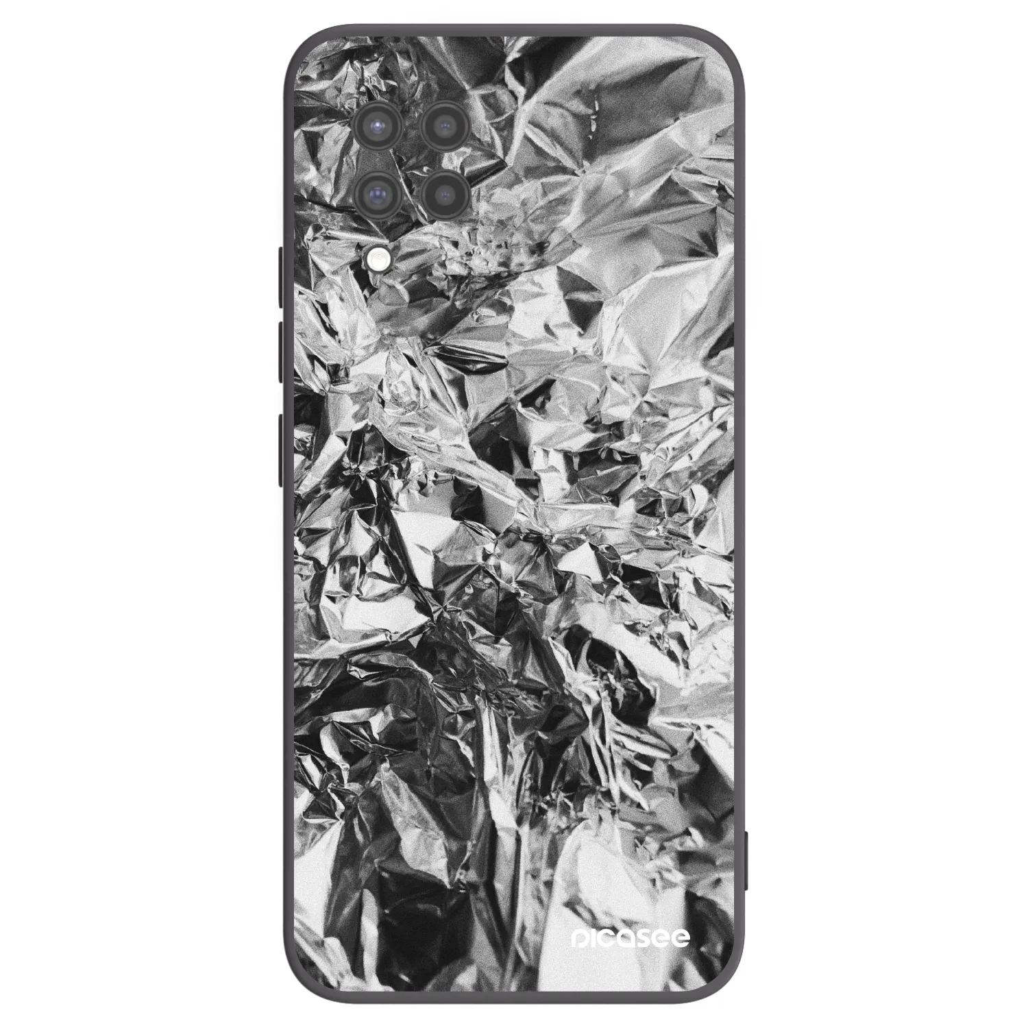 Picasee silikonový černý obal pro Samsung Galaxy A42 A426B - Chrome