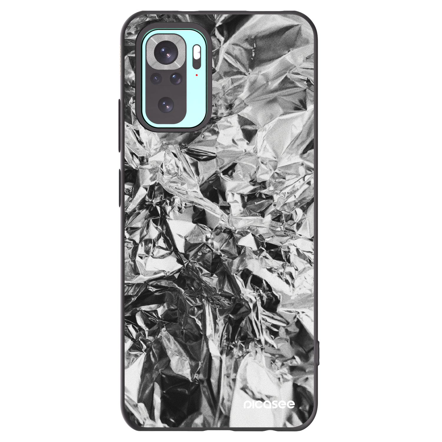 Picasee silikonový černý obal pro Xiaomi Redmi Note 10 Pro - Chrome