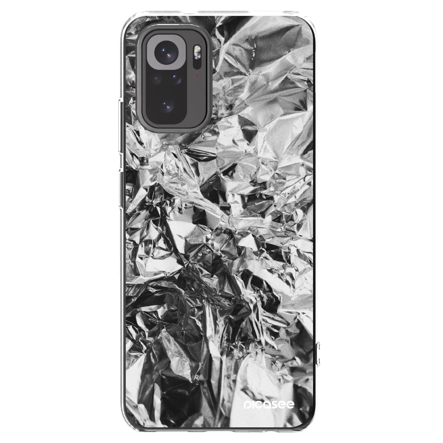 Picasee silikonový průhledný obal pro Xiaomi Redmi Note 10S - Chrome