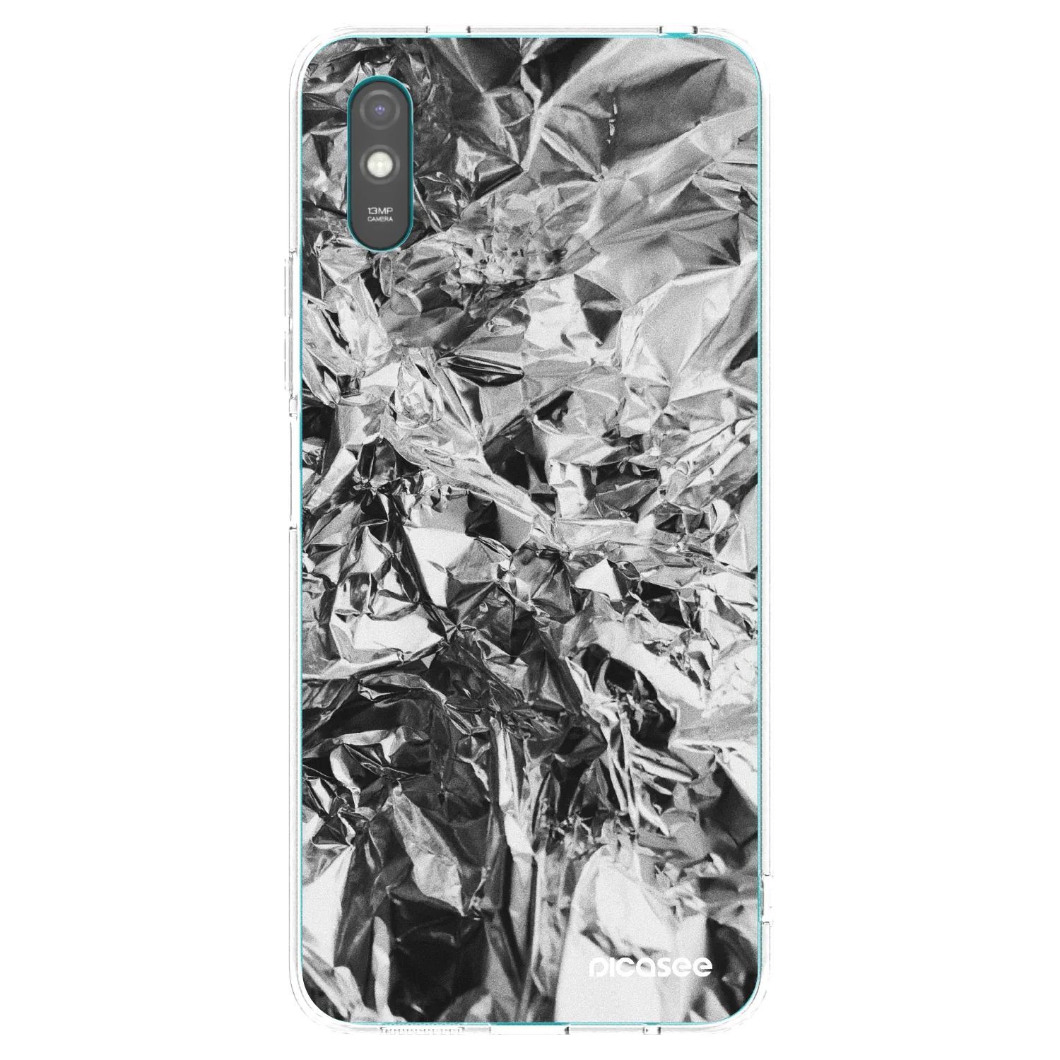 Picasee silikonový průhledný obal pro Xiaomi Redmi 9AT - Chrome