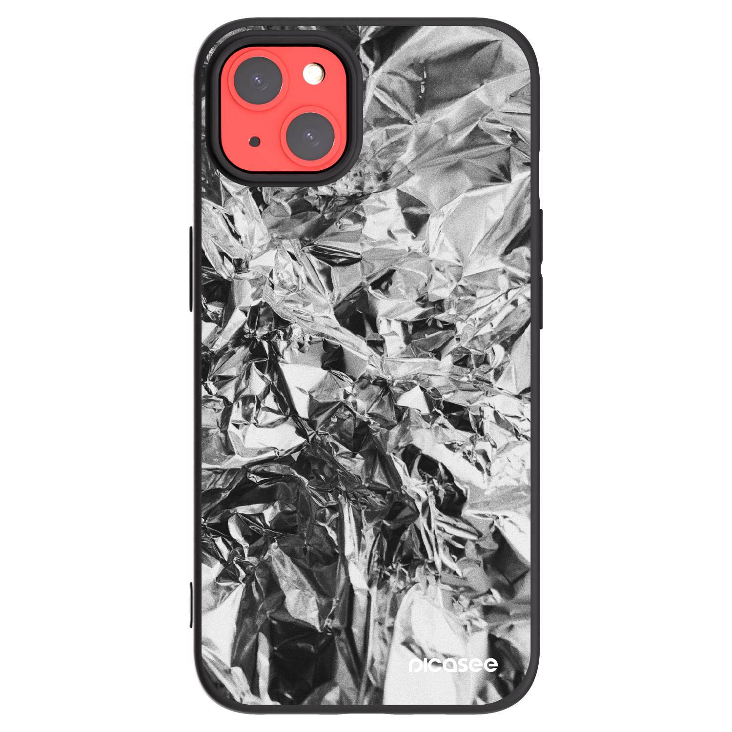 Picasee silikonový černý obal pro Apple iPhone 13 - Chrome