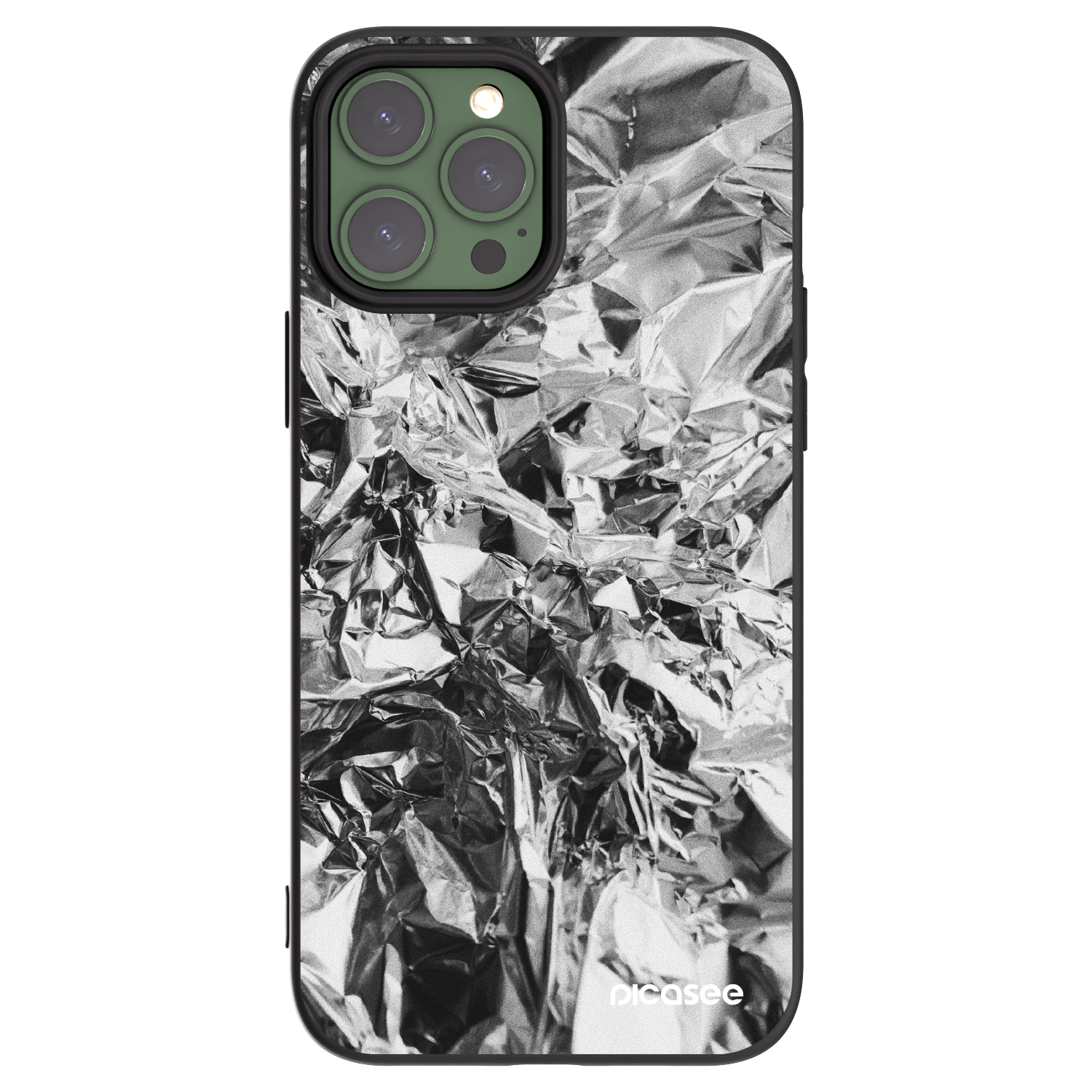 Picasee silikonový černý obal pro Apple iPhone 13 Pro Max - Chrome