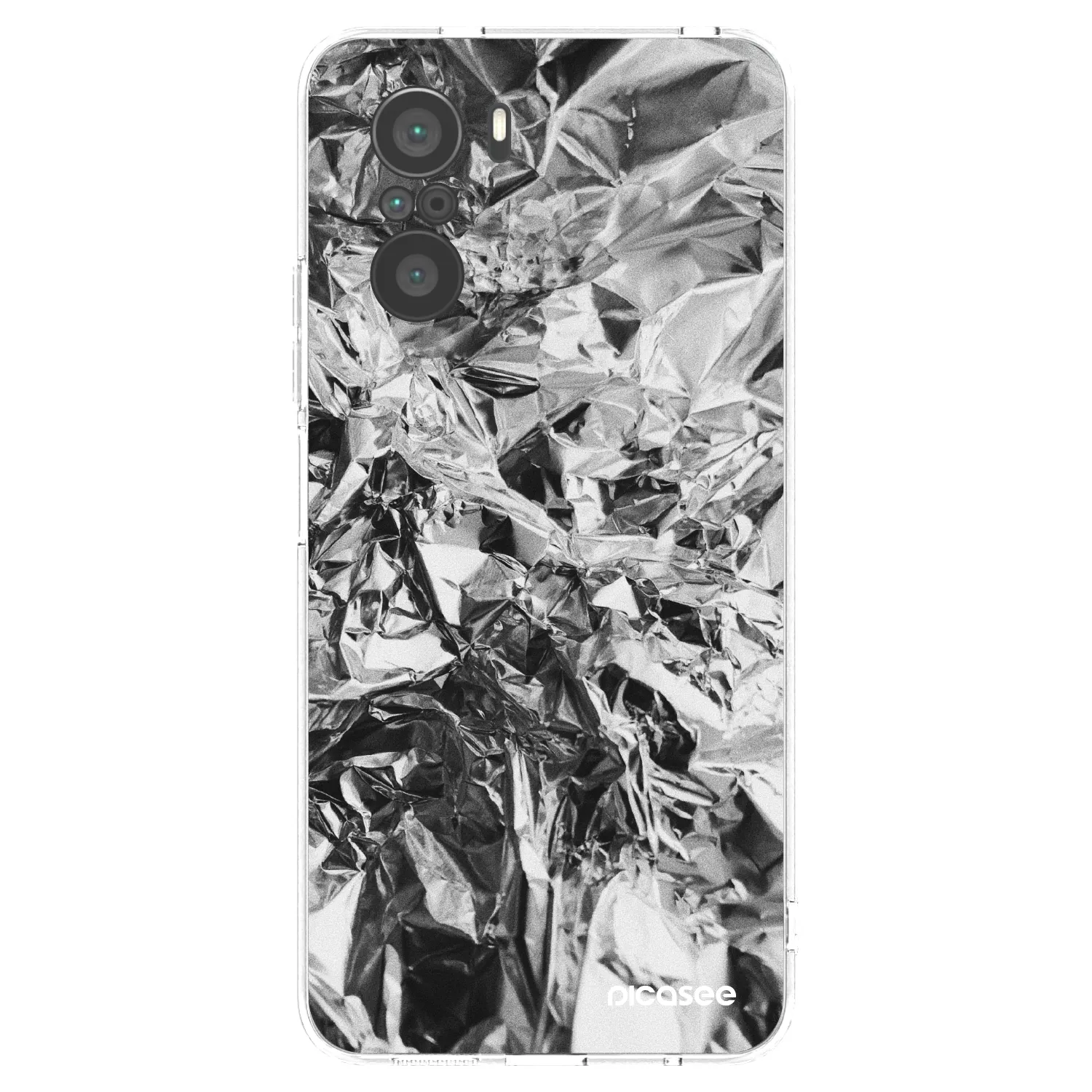 Picasee silikonový průhledný obal pro Xiaomi Poco F3 - Chrome