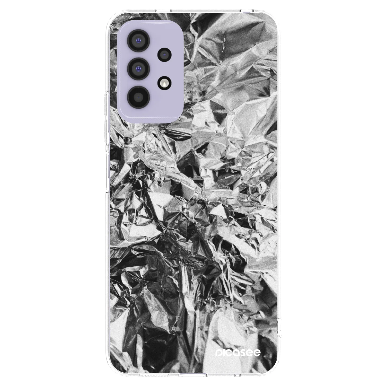Picasee silikonový průhledný obal pro Samsung Galaxy A32 4G SM-A325F - Chrome