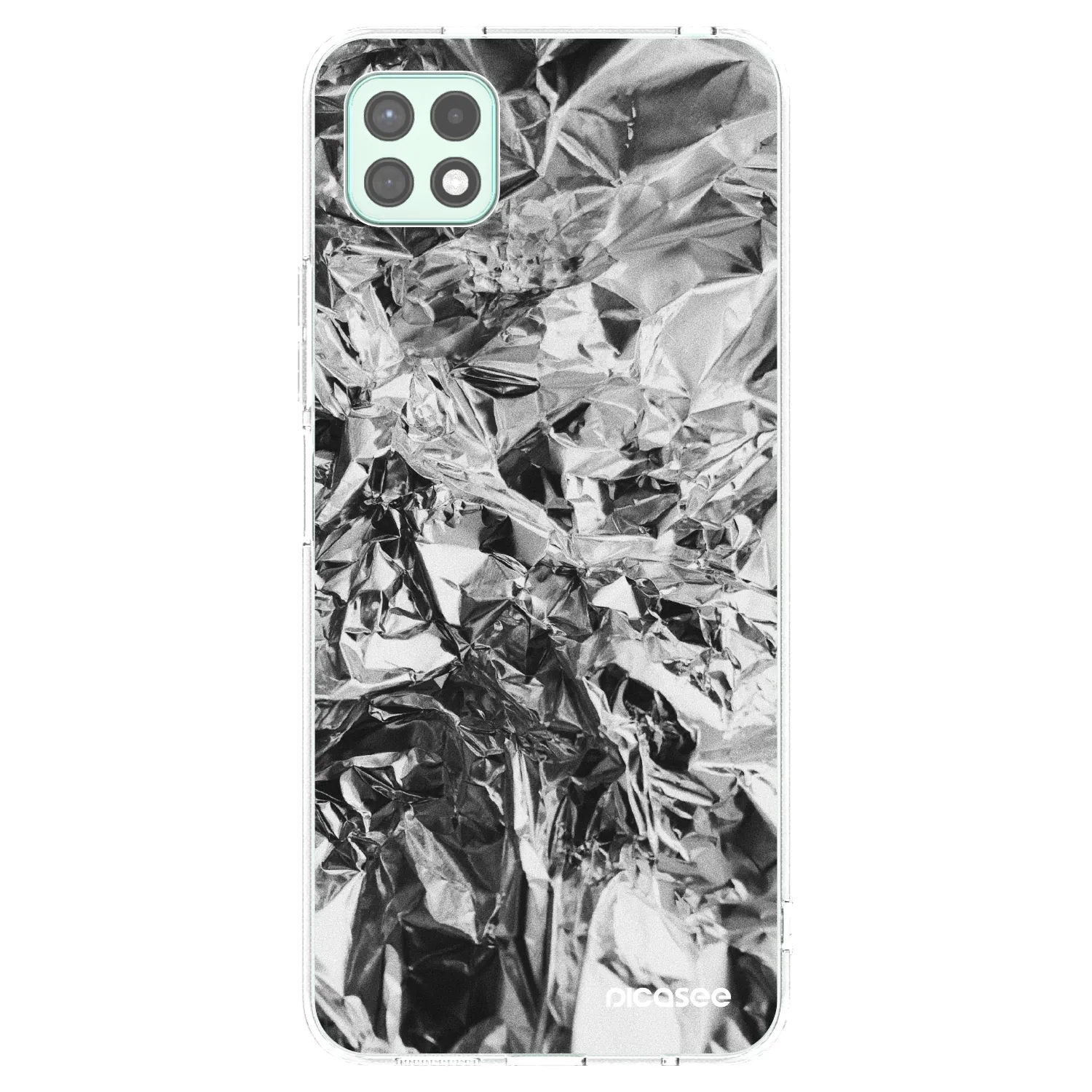 Picasee silikonový průhledný obal pro Samsung Galaxy A22 A226B 5G - Chrome