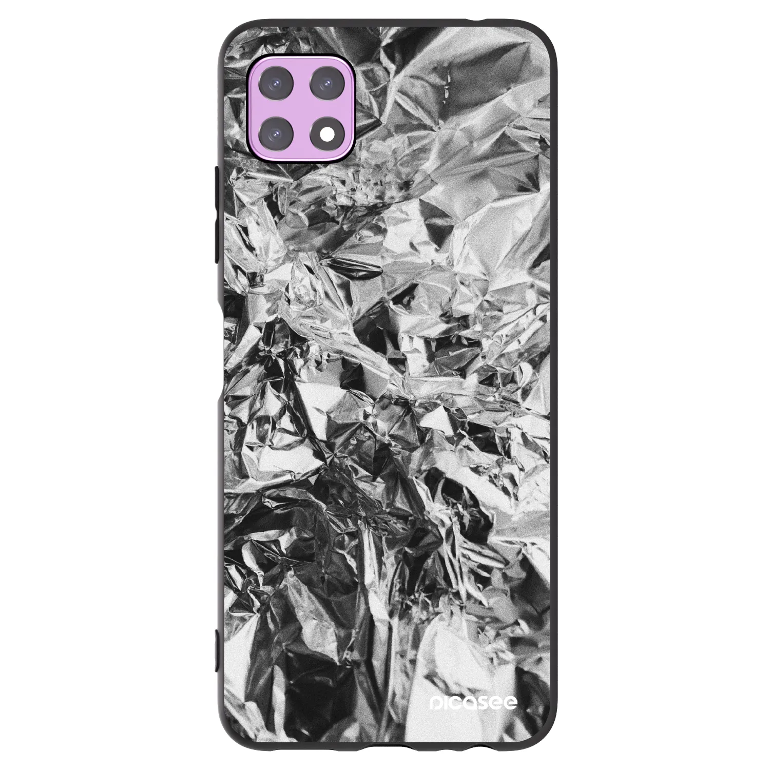 Picasee silikonový černý obal pro Samsung Galaxy A22 A226B 5G - Chrome