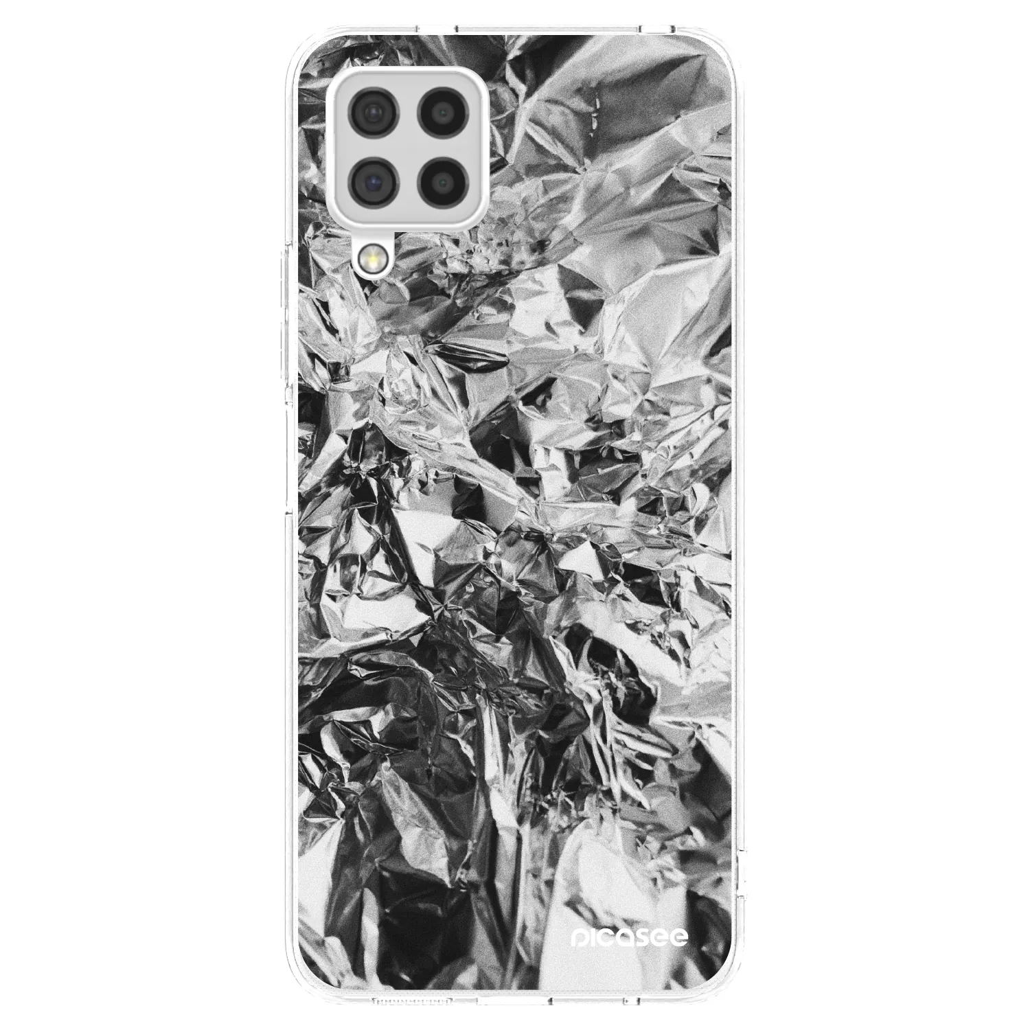 Picasee silikonový průhledný obal pro Samsung Galaxy A22 A225F 4G - Chrome