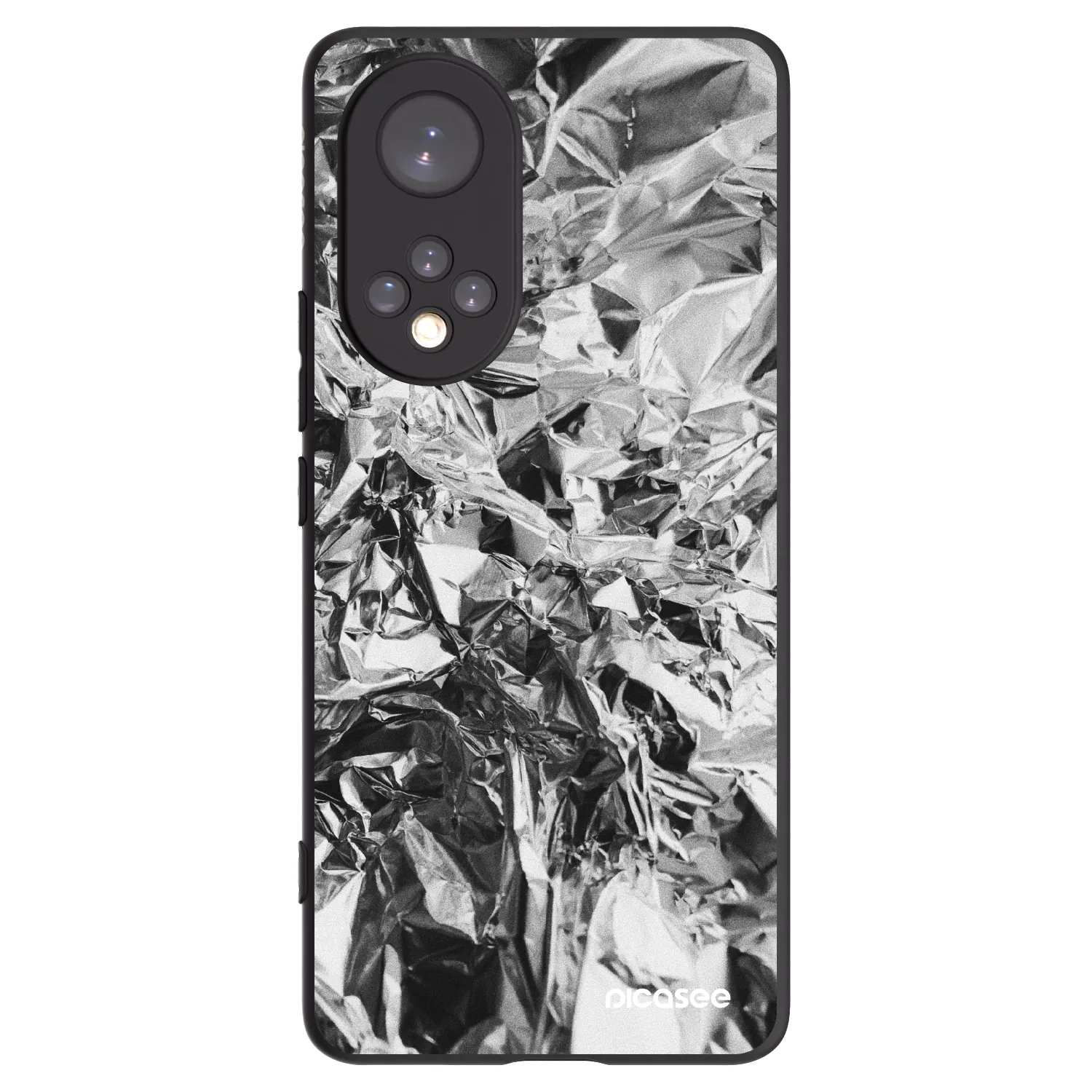 Picasee silikonový černý obal pro Honor 50 5G - Chrome