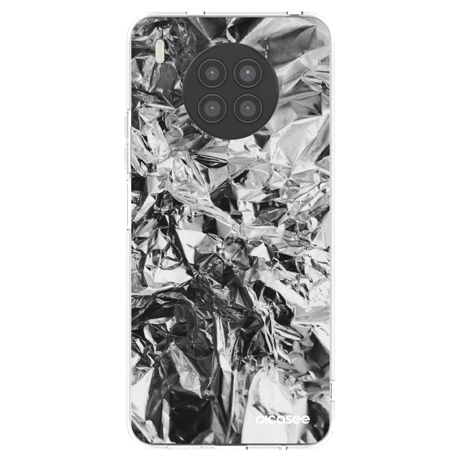 Picasee silikonový průhledný obal pro Huawei Nova 8i - Chrome