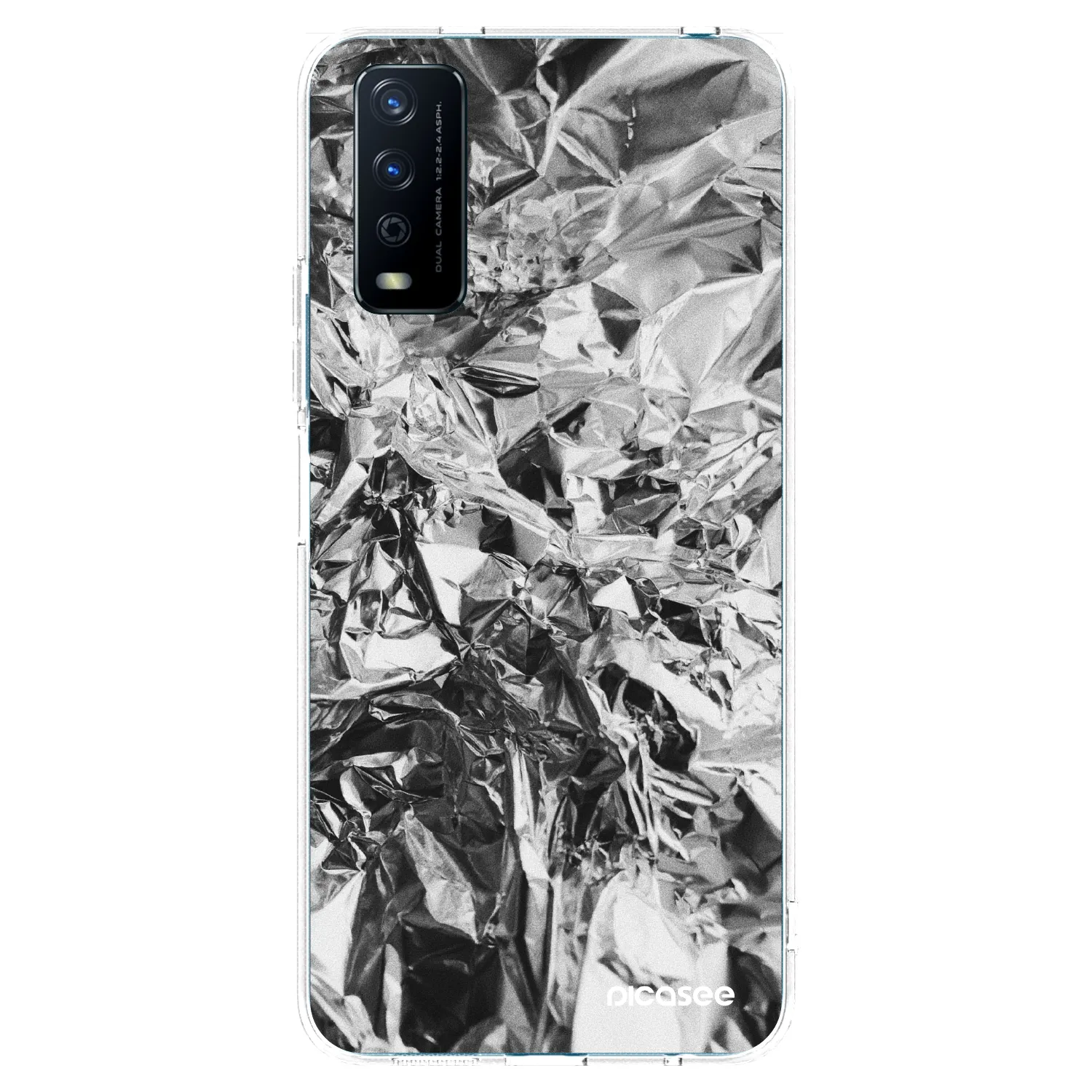 Picasee silikonový průhledný obal pro Vivo Y11s - Chrome