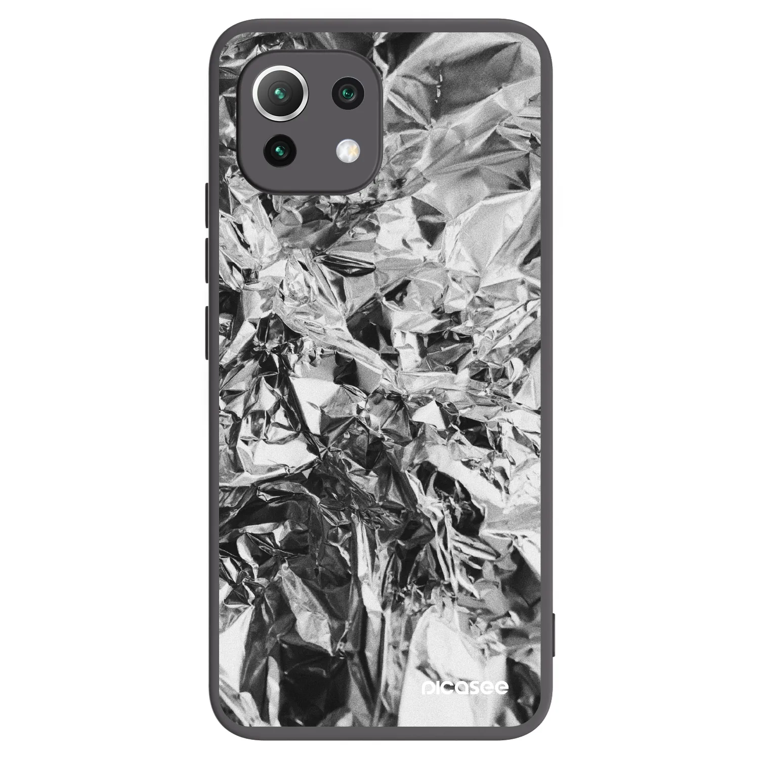 Picasee silikonový černý obal pro Xiaomi 11 Lite 5G NE - Chrome