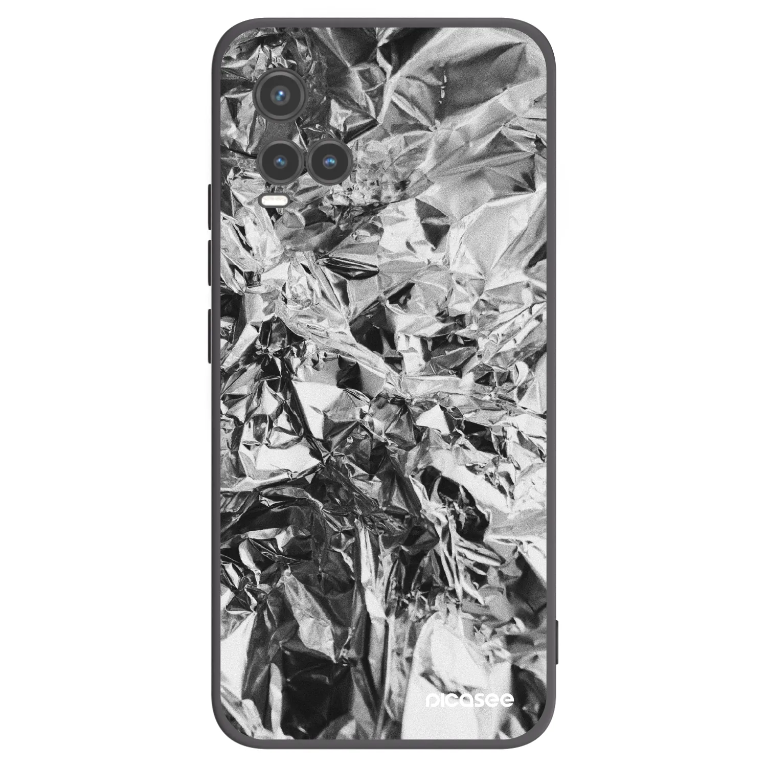 Picasee silikonový černý obal pro Vivo Y33s - Chrome
