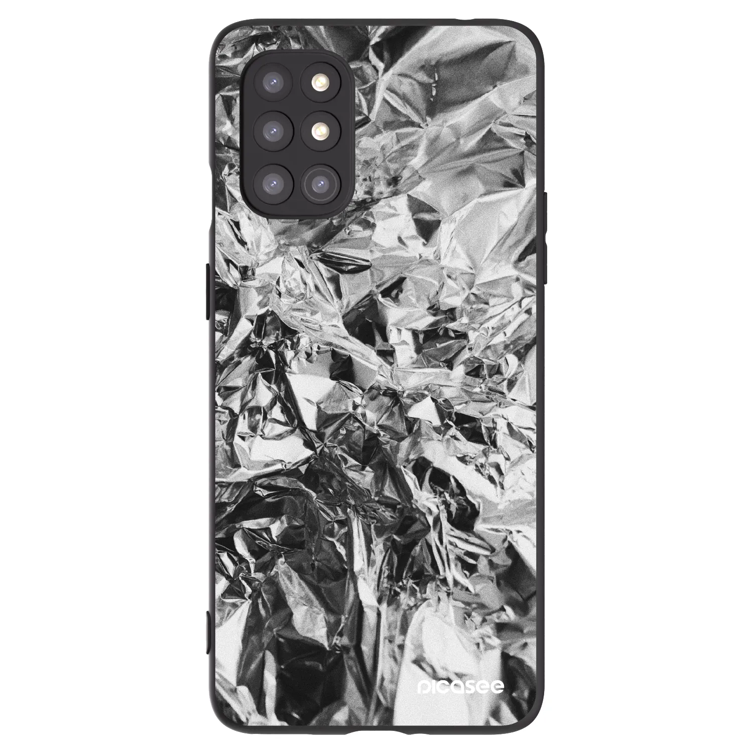 Picasee silikonový černý obal pro OnePlus 8T - Chrome