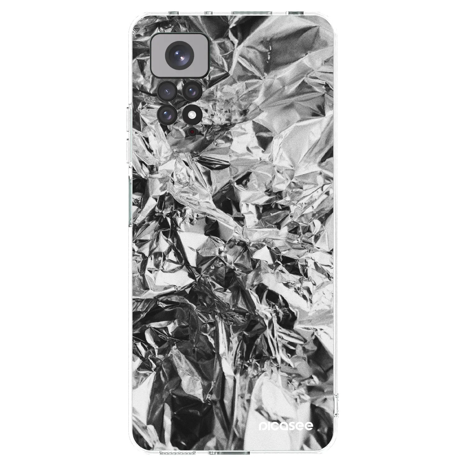 Picasee silikonový průhledný obal pro Xiaomi Redmi Note 11 - Chrome