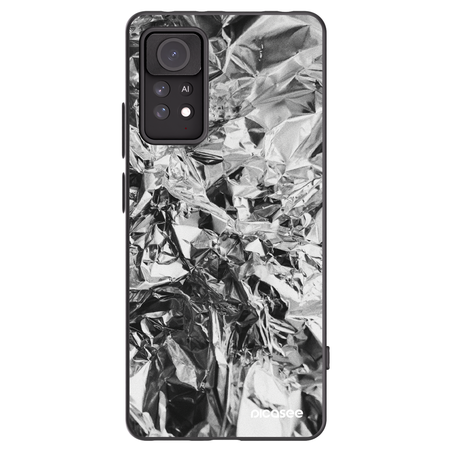 Picasee silikonový černý obal pro Xiaomi Redmi Note 11 Pro - Chrome