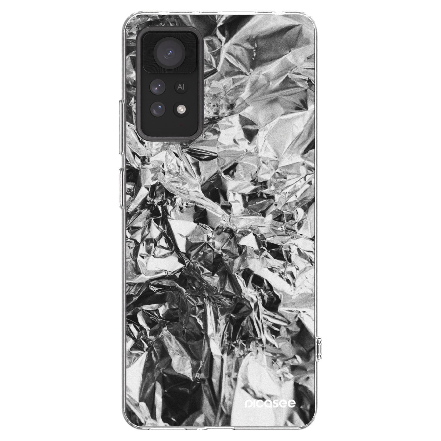 Picasee silikonový průhledný obal pro Xiaomi Redmi Note 11 Pro 5G - Chrome
