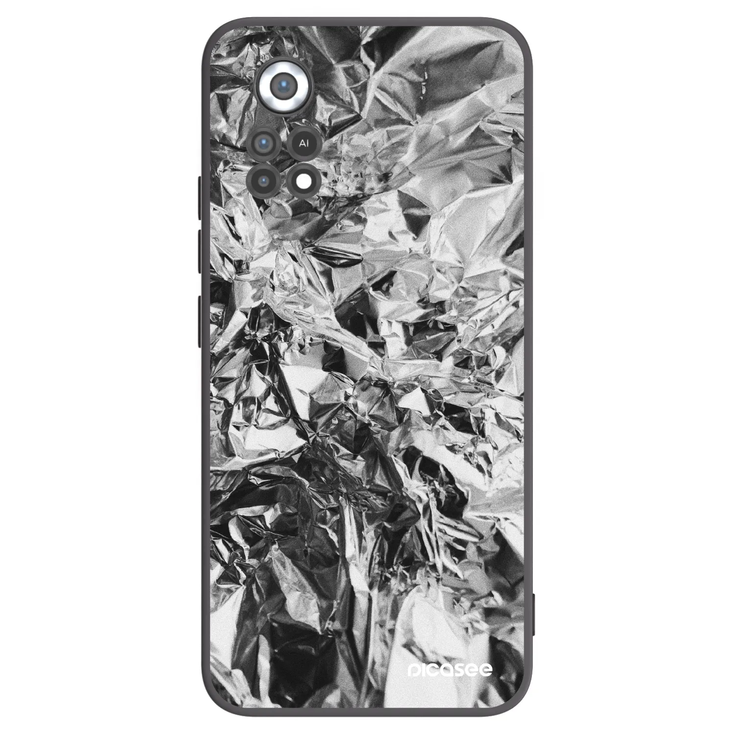 Picasee silikonový černý obal pro Xiaomi Poco X4 Pro 5G - Chrome